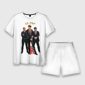 Мужской костюм с шортами 3D ZZ TOP: в Ухте,  |  | blues | rock | zz top | блюз | зизи топ | музыка | рок
