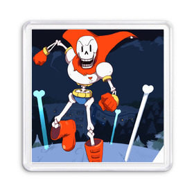 Магнит 55*55 с принтом Papyrus в Ухте, Пластик | Размер: 65*65 мм; Размер печати: 55*55 мм | Тематика изображения на принте: 