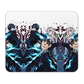 Коврик прямоугольный с принтом Blue Exorcist в Ухте, натуральный каучук | размер 230 х 185 мм; запечатка лицевой стороны | Тематика изображения на принте: anime | ao no exorcist | blue exorcist | аниме | синий экзорцист | экзорцист