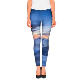 Леггинсы 3D Три метра: в Ухте, 80% полиэстер, 20% эластан | Эластичный пояс, зауженные к низу, низкая посадка |