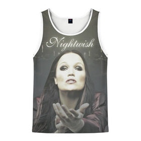 Мужская майка 3D Тарья Турунен Nightwish: в Ухте, 100% полиэстер | круглая горловина, приталенный силуэт, длина до линии бедра. Пройма и горловина окантованы тонкой бейкой | nightwish | металл | музыка | рок | тарья турунен