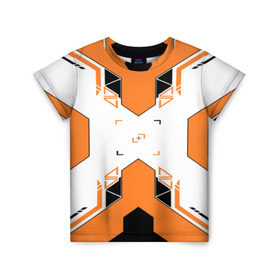 Детская футболка 3D с принтом Cs Go Asiimov в Ухте, 100% гипоаллергенный полиэфир | прямой крой, круглый вырез горловины, длина до линии бедер, чуть спущенное плечо, ткань немного тянется | cs | cs go | csgo | go | го | контр страйк | контра | кс | кс го | ксго | спецназ | террористы