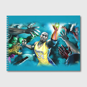 Альбом для рисования с принтом Kobe Bryant в Ухте, 100% бумага
 | матовая бумага, плотность 200 мг. | kobe bryant | lakers | los angeles lakers | nba. | баскетбол | баскетболист | коби брайант | лайкерс | лос анджелес лейкерс | нба