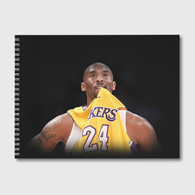 Альбом для рисования с принтом Kobe Bryant в Ухте, 100% бумага
 | матовая бумага, плотность 200 мг. | kobe bryant | lakers | los angeles lakers | nba. | баскетбол | баскетболист | коби брайант | лайкерс | лос анджелес лейкерс | нба