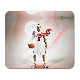 Коврик прямоугольный LeBron James: в Ухте, натуральный каучук | размер 230 х 185 мм; запечатка лицевой стороны | cleveland cavaliers | lebron james | nba. | баскетбол | баскетболист | джеймс леброн | кливленд кавальерс | нба