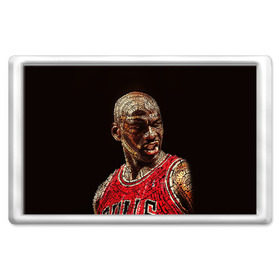 Магнит 45*70 с принтом Michael Jordan в Ухте, Пластик | Размер: 78*52 мм; Размер печати: 70*45 | chicago bulls | michael jeffrey jordan | nba. | баскетбол | баскетболист | вашингтон уизардс | майкл джордан | нба | чикаго | чикаго буллз