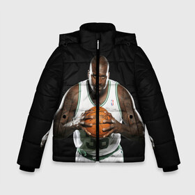 Зимняя куртка для мальчиков 3D Shaquille ONeal: в Ухте, ткань верха — 100% полиэстер; подклад — 100% полиэстер, утеплитель — 100% полиэстер | длина ниже бедра, удлиненная спинка, воротник стойка и отстегивающийся капюшон. Есть боковые карманы с листочкой на кнопках, утяжки по низу изделия и внутренний карман на молнии. 
Предусмотрены светоотражающий принт на спинке, радужный светоотражающий элемент на пуллере молнии и на резинке для утяжки | shaquille oneal | баскетболист | нба | шакил онил
