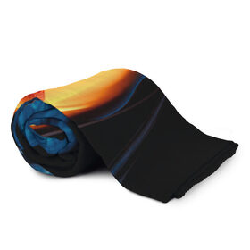 Плед 3D Пламя: в Ухте, 100% полиэстер | закругленные углы, все края обработаны. Ткань не мнется и не растягивается |