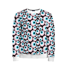 Детский свитшот 3D Глазастик: в Ухте, 100% полиэстер | свободная посадка, прямой крой, мягкая тканевая резинка на рукавах и понизу свитшота |