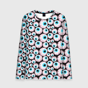 Мужской лонгслив 3D Глазастик: в Ухте, 100% полиэстер | длинные рукава, круглый вырез горловины, полуприлегающий силуэт |