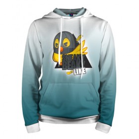 Мужская толстовка 3D с принтом Sneaky Beaky Like в Ухте, 100% полиэстер | двухслойный капюшон со шнурком для регулировки, мягкие манжеты на рукавах и по низу толстовки, спереди карман-кенгуру с мягким внутренним слоем. | Тематика изображения на принте: community stickers | counter strike | cs | cs go | тише воды