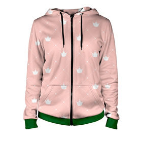 Женская толстовка 3D на молнии Oh, girls: в Ухте, 100% полиэстер | длина до линии бедра, манжеты и пояс оформлены мягкой тканевой резинкой, двухслойный капюшон со шнурком для регулировки, спереди молния, по бокам два кармана | girls | o girl | девочкам | девочки | девушкам | милый | ох девушки | розовый