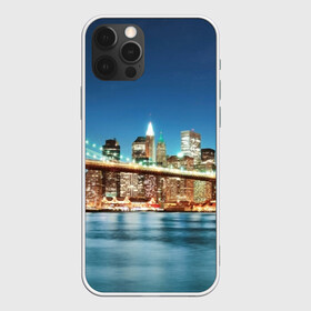 Чехол для iPhone 12 Pro Огни ночного города: в Ухте, силикон | область печати: задняя сторона чехла, без боковых панелей | америка | город | европа | китай | красота | новинки | ночь | огонь | пейзаж | свет