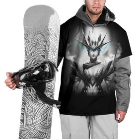 Накидка на куртку 3D с принтом Ice Drake Shyvana в Ухте, 100% полиэстер |  | l.o.l | league of legends | игры | лига легенд | лол