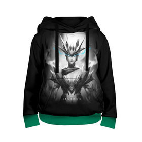 Детская толстовка 3D с принтом Ice Drake Shyvana в Ухте, 100% полиэстер | двухслойный капюшон со шнурком для регулировки, мягкие манжеты на рукавах и по низу толстовки, спереди карман-кенгуру с мягким внутренним слоем | l.o.l | league of legends | игры | лига легенд | лол