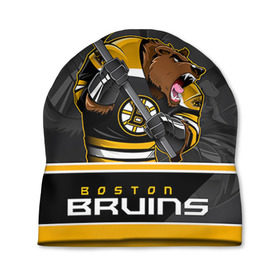 Шапка 3D с принтом Boston Bruins в Ухте, 100% полиэстер | универсальный размер, печать по всей поверхности изделия | boston bruins | nhl | stanley cup | бостон | бостон брюинз | брюинз | брюинс | кубок стенли | кубок стэнли | нхл | хоккей | хоккейный клуб | худобин