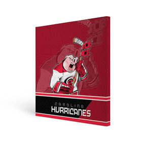 Холст квадратный с принтом Carolina Hurricanes в Ухте, 100% ПВХ |  | carolina hurricanes | nhl | stanley cup | каролина | каролина харрикейнз | кубок стенли | кубок стэнли | нхл | хоккей | хоккейный клуб | хурикэйнс