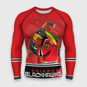 Мужской рашгард 3D с принтом Chicago Blackhawks в Ухте,  |  | Тематика изображения на принте: chicago blackhawks | nhl | stanley cup | анисимов | блэкхокс | кубок стенли | кубок стэнли | нхл | панарин | хоккей | хоккейный клуб | чикаго | чикаго блэкхокс