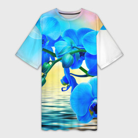 Платье-футболка 3D Орхидеи: в Ухте,  |  | орхидея | природа | цветы