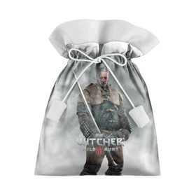 Подарочный 3D мешок с принтом The Witcher в Ухте, 100% полиэстер | Размер: 29*39 см | Тематика изображения на принте: witcher | ведьмак | геральт