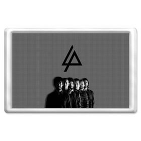Магнит 45*70 с принтом LINKIN PARK в Ухте, Пластик | Размер: 78*52 мм; Размер печати: 70*45 | linkin park | линкин парк | музыка | рок | рок группа