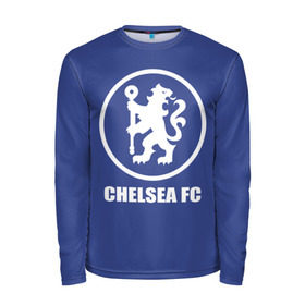 Мужской лонгслив 3D с принтом Chelsea FC в Ухте, 100% полиэстер | длинные рукава, круглый вырез горловины, полуприлегающий силуэт | chelsea | англия | премьер лига | фанат | футбол | футболист | челси
