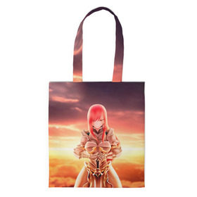 Сумка 3D повседневная Fairy Tail: в Ухте, 100% полиэстер | Плотность: 200 г/м2; Размер: 34×35 см; Высота лямок: 30 см | fairy tail | хвост феи