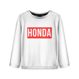 Детский лонгслив 3D с принтом Для мотолюбителей в Ухте, 100% полиэстер | длинные рукава, круглый вырез горловины, полуприлегающий силуэт
 | honda | мото