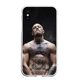 Чехол для iPhone XS Max матовый с принтом Конор Макгрегор в Ухте, Силикон | Область печати: задняя сторона чехла, без боковых панелей | mcgregor | боец | единоборства | конор макгрегор | макгрегор | спорт