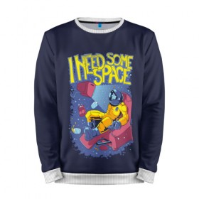 Мужской свитшот 3D с принтом Небольшой отдых в Ухте, 100% полиэстер с мягким внутренним слоем | круглый вырез горловины, мягкая резинка на манжетах и поясе, свободная посадка по фигуре | 