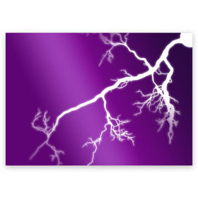 Поздравительная открытка с принтом cs:go - Lightning strike в Ухте, 100% бумага | плотность бумаги 280 г/м2, матовая, на обратной стороне линовка и место для марки
 | Тематика изображения на принте: cs | csgo | lightning strike | го | кс | удар молнии