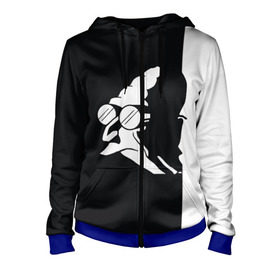 Женская толстовка 3D на молнии с принтом Grandfather в Ухте, 100% полиэстер | длина до линии бедра, манжеты и пояс оформлены мягкой тканевой резинкой, двухслойный капюшон со шнурком для регулировки, спереди молния, по бокам два кармана | futurama | дед | дедушка | профессор | футурама