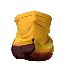 Бандана-труба 3D с принтом Firewatch в Ухте, 100% полиэстер, ткань с особыми свойствами — Activecool | плотность 150‒180 г/м2; хорошо тянется, но сохраняет форму | fire | firewatch | game | watch | игра