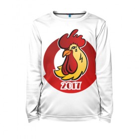 Детский лонгслив 3D с принтом Огненный Петух в Ухте, 100% полиэстер | длинные рукава, круглый вырез горловины, полуприлегающий силуэт
 | 