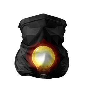 Бандана-труба 3D с принтом Лампочка в Ухте, 100% полиэстер, ткань с особыми свойствами — Activecool | плотность 150‒180 г/м2; хорошо тянется, но сохраняет форму | 