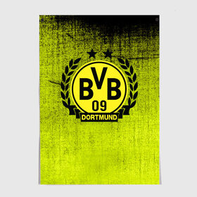 Постер с принтом Borussia5 в Ухте, 100% бумага
 | бумага, плотность 150 мг. Матовая, но за счет высокого коэффициента гладкости имеет небольшой блеск и дает на свету блики, но в отличии от глянцевой бумаги не покрыта лаком | borussia | bvb | football | боруссия | бундеслига | дортмунд | футбол | чемпионат германии