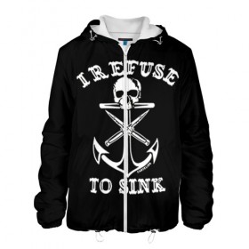 Мужская куртка 3D с принтом Череп в Ухте, ткань верха — 100% полиэстер, подклад — флис | прямой крой, подол и капюшон оформлены резинкой с фиксаторами, два кармана без застежек по бокам, один большой потайной карман на груди. Карман на груди застегивается на липучку | 