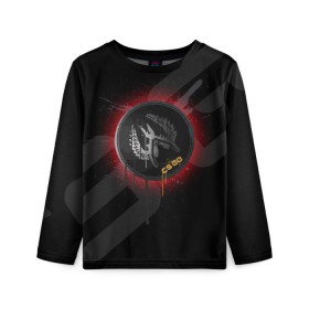 Детский лонгслив 3D с принтом cs:go - Guardian pin graffiti в Ухте, 100% полиэстер | длинные рукава, круглый вырез горловины, полуприлегающий силуэт
 | cs | csgo | graffiti | guardian | pin | го | кс