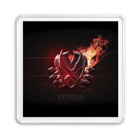 Магнит 55*55 Катарина: в Ухте, Пластик | Размер: 65*65 мм; Размер печати: 55*55 мм | katarina | league of legends | катарина