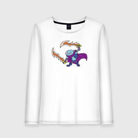 Женский лонгслив хлопок с принтом Фан Арк Варден в Ухте, 100% хлопок |  | arc warden | dota2