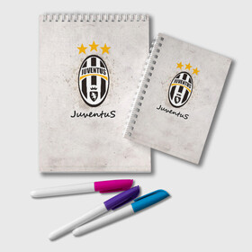 Блокнот с принтом Juventus3 в Ухте, 100% бумага | 48 листов, плотность листов — 60 г/м2, плотность картонной обложки — 250 г/м2. Листы скреплены удобной пружинной спиралью. Цвет линий — светло-серый
 | football | juve | juventus | seria a | бьянконери | серия а | футбол | чемпионат италии | юве | ювентус