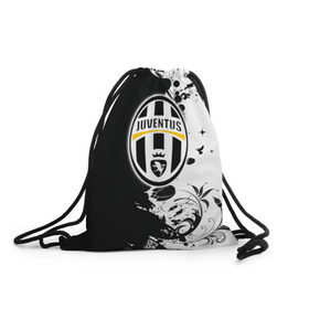 Рюкзак-мешок 3D с принтом Juventus4 в Ухте, 100% полиэстер | плотность ткани — 200 г/м2, размер — 35 х 45 см; лямки — толстые шнурки, застежка на шнуровке, без карманов и подкладки | football | juve | juventus | seria a | бьянконери | серия а | футбол | чемпионат италии | юве | ювентус