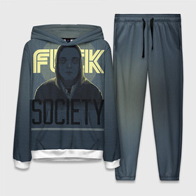 Женский костюм 3D (с толстовкой) с принтом Мистер робот 1 в Ухте,  |  | mr.robot | рами малек | эллиот алдерсон