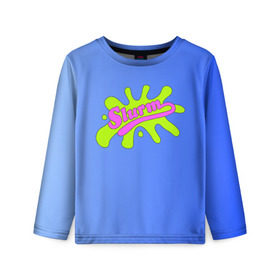 Детский лонгслив 3D с принтом Slurm в Ухте, 100% полиэстер | длинные рукава, круглый вырез горловины, полуприлегающий силуэт
 | futurama | футурама