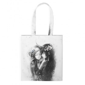 Сумка 3D повседневная Girls angels: в Ухте, 100% полиэстер | Плотность: 200 г/м2; Размер: 34×35 см; Высота лямок: 30 см | anime | ангел | аниме | девушка