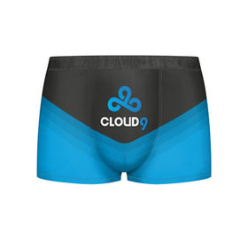 Мужские трусы 3D с принтом Cloud 9 Uniform в Ухте, 50% хлопок, 50% полиэстер | классическая посадка, на поясе мягкая тканевая резинка | counter strike | cs go | swat | terrorist | контр страйк | кс го | спецназ