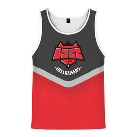 Мужская майка 3D с принтом HellRaisers Uniform в Ухте, 100% полиэстер | круглая горловина, приталенный силуэт, длина до линии бедра. Пройма и горловина окантованы тонкой бейкой | counter strike | cs go | hellraisers | swat | terrorist | контр страйк | кс го | спецназ | хеллрайз