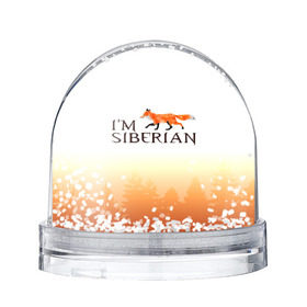 Снежный шар с принтом Я из Сибири в Ухте, Пластик | Изображение внутри шара печатается на глянцевой фотобумаге с двух сторон | siberia | лес | лиса | приключения | россия | сибирь | тайга | туризм | холод | экстрим