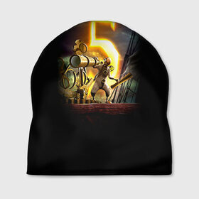 Шапка 3D с принтом Девять 2 в Ухте, 100% полиэстер | универсальный размер, печать по всей поверхности изделия | Тематика изображения на принте: 9 | девятый | девять | ститчпанк | тим бёртон | тимур бекмамбетов