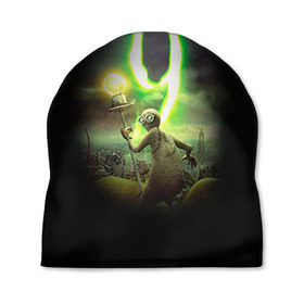 Шапка 3D с принтом Девять 6 в Ухте, 100% полиэстер | универсальный размер, печать по всей поверхности изделия | Тематика изображения на принте: 9 | девятый | девять | ститчпанк | тим бёртон | тимур бекмамбетов